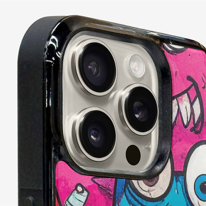 iPhone 16 Pro Max Case — Goofy Cartoon Monster, Custom Art Phone Cover