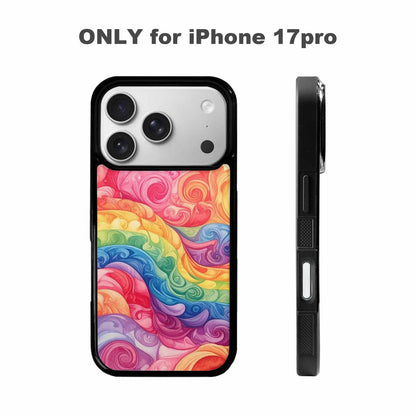 iPhone 17 Pro Case — Tie Dye Swirls Tie Dye Tie, Custom Designed Case Cover