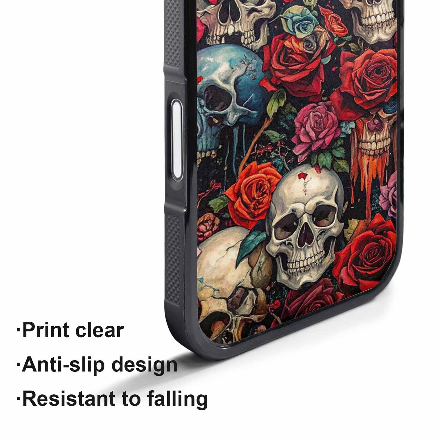 iPhone 17 Air Case — Skulls And Rosesmelting Skulls A Gothic, Original Design Phone Case