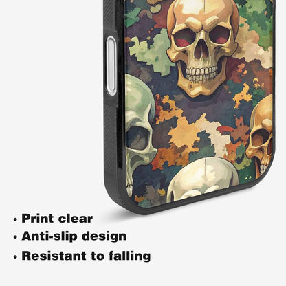 iPhone 16 Plus Case — Skulls Camoskulls Pattern Hu A0j, Original Design Phone Case
