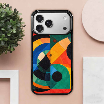 iPhone 17 Pro Max Case — Memphis Art Pattern Retro Vintage, Customized Protective Case