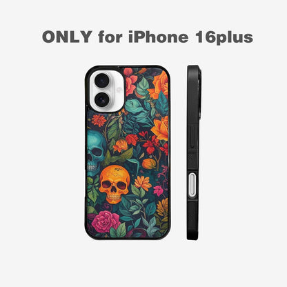 iPhone 16 Plus Case — Skulls Botanicalskulls Pattern B2f Personalized Phone, Unique Phone Case Design