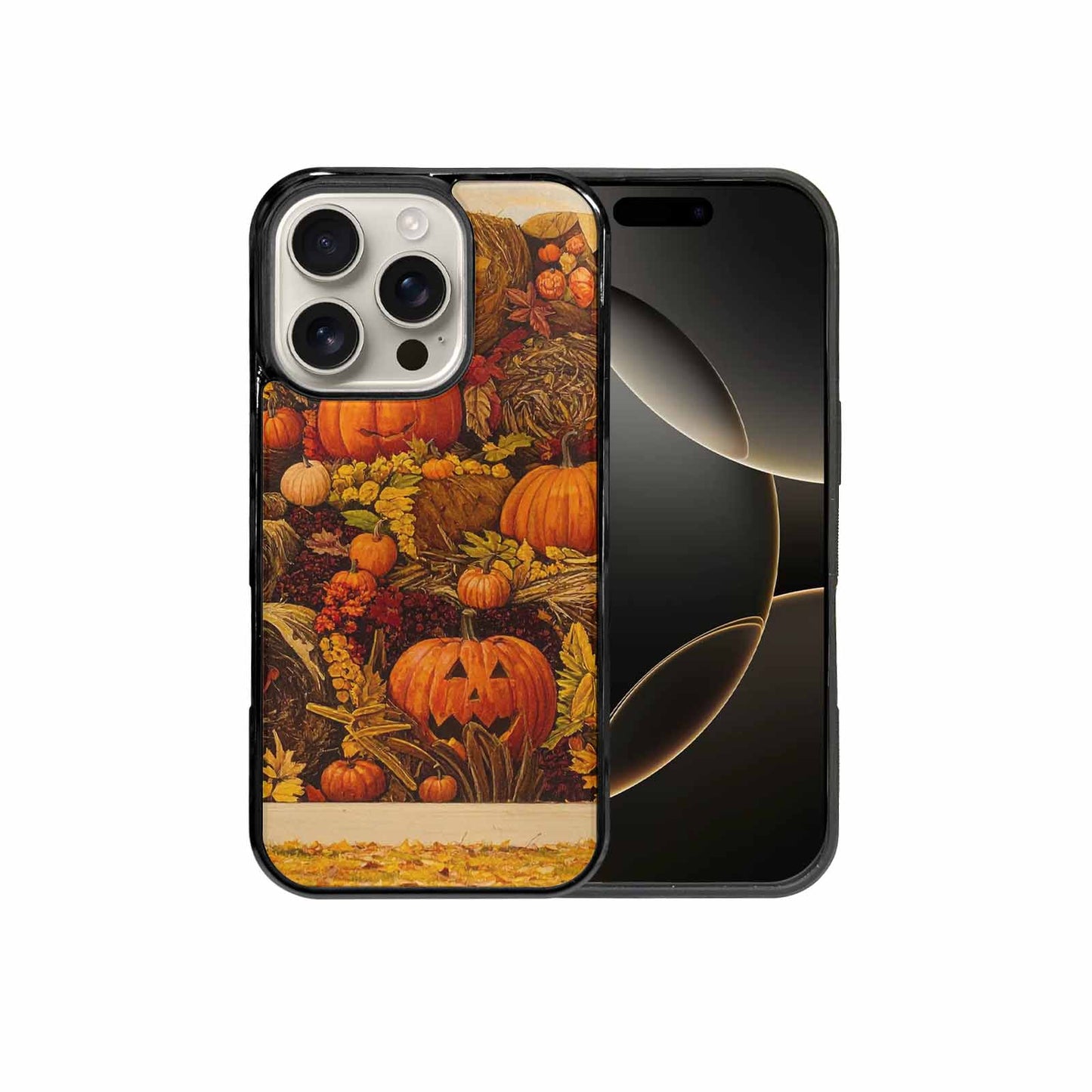 iPhone 16 Pro Case — Autumn Pumpkin Patch Autumn Pumpkin Patch, Custom Print Case Cover