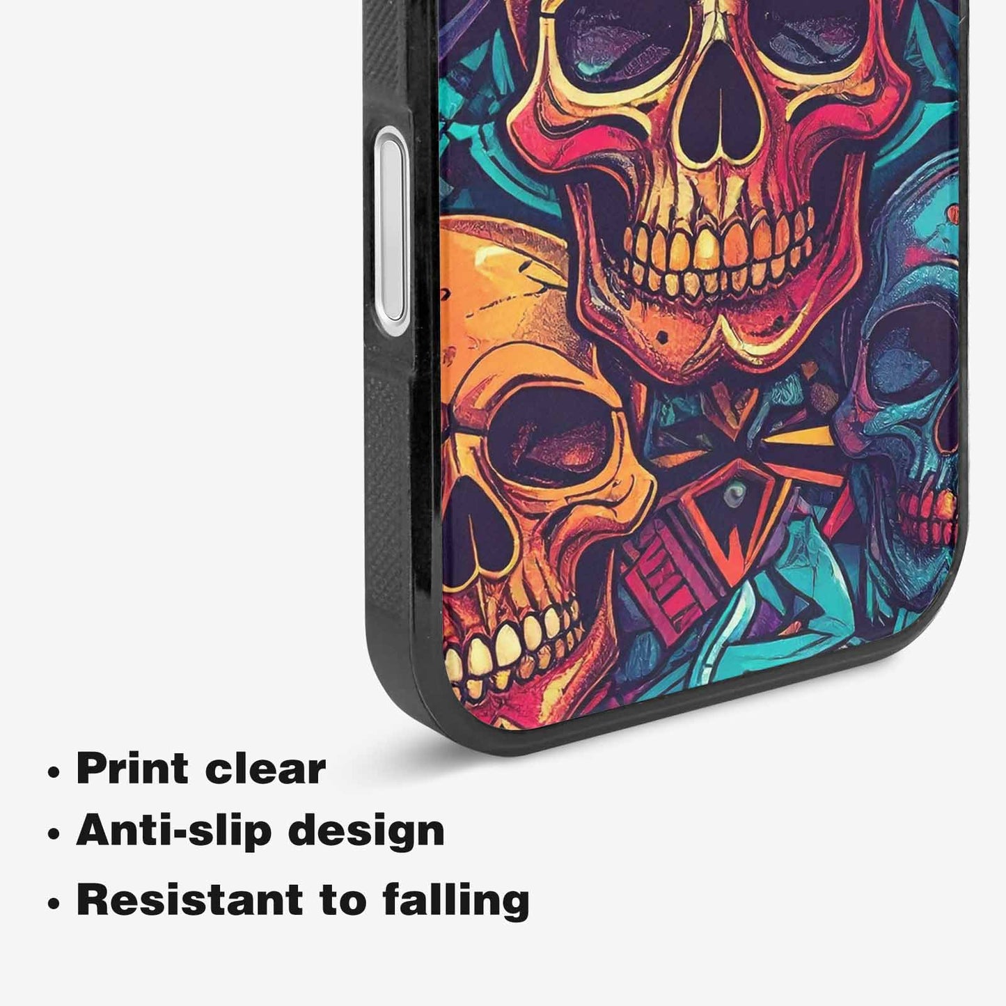 iPhone 16 Case — Sacred Geometry Lots Of Skulls Seamless, Personalized Phone Case