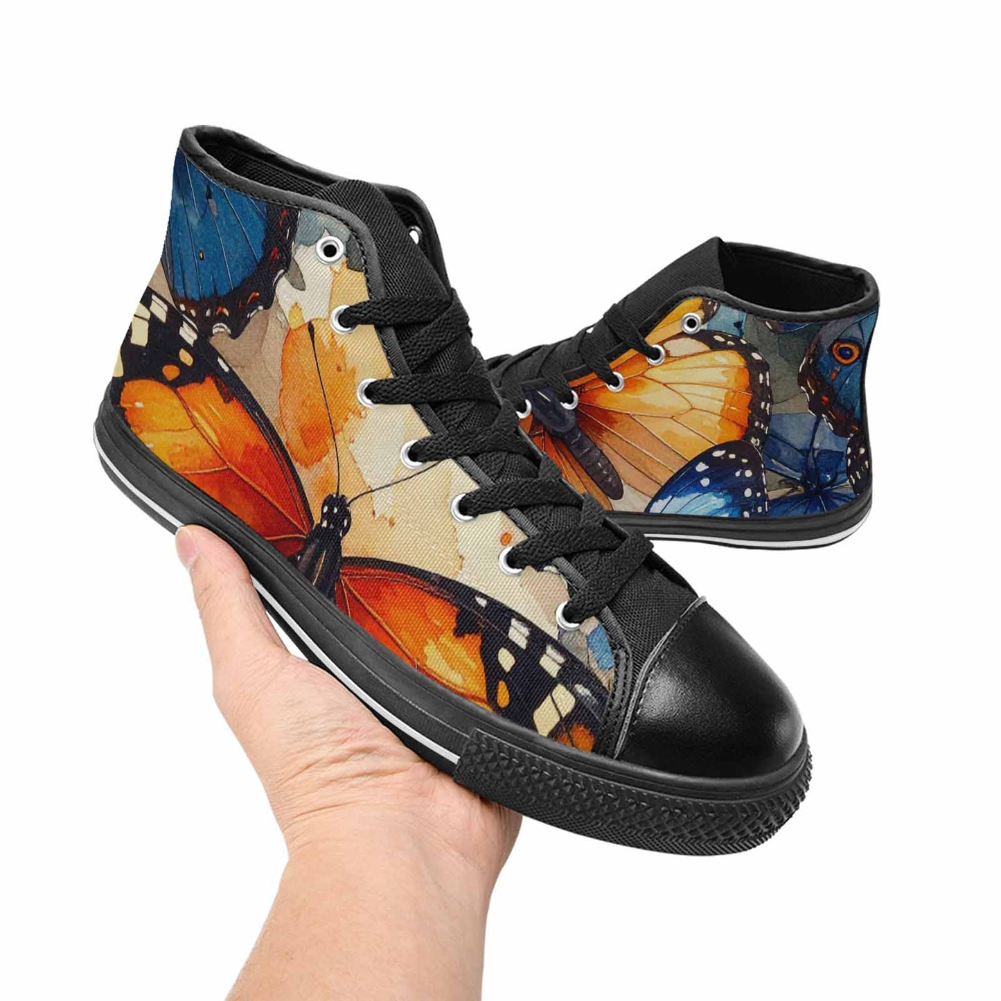 MEN'S Butterfly Wing High Top Canvas Dreamcore Shoes