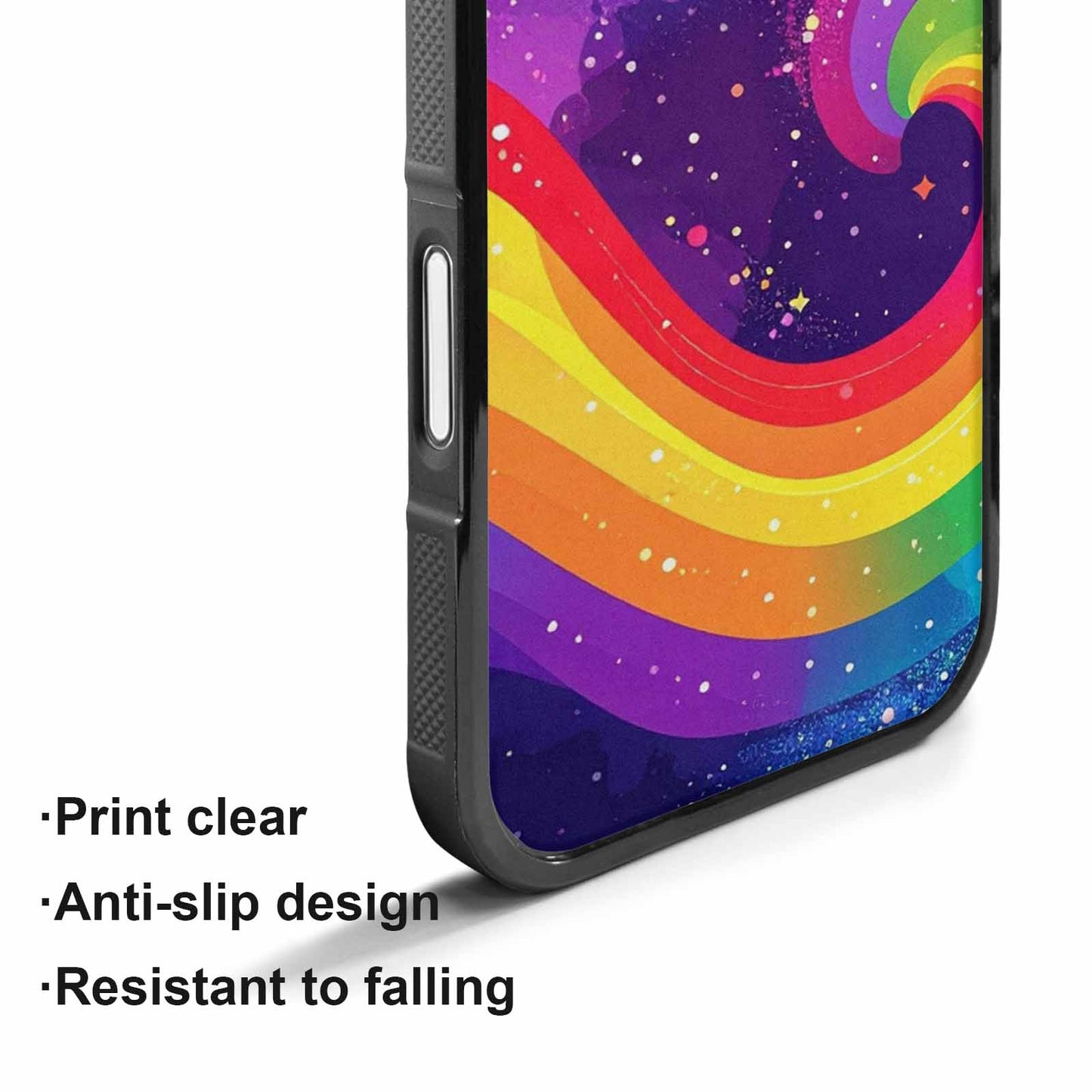 iPhone 17 Case — Rainbow Pride Galaxy Space, Unique Phone Case Design