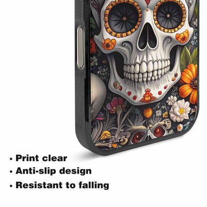iPhone 16 Pro Case — Greyscale Black And White Dark Black, Original Design Phone Case