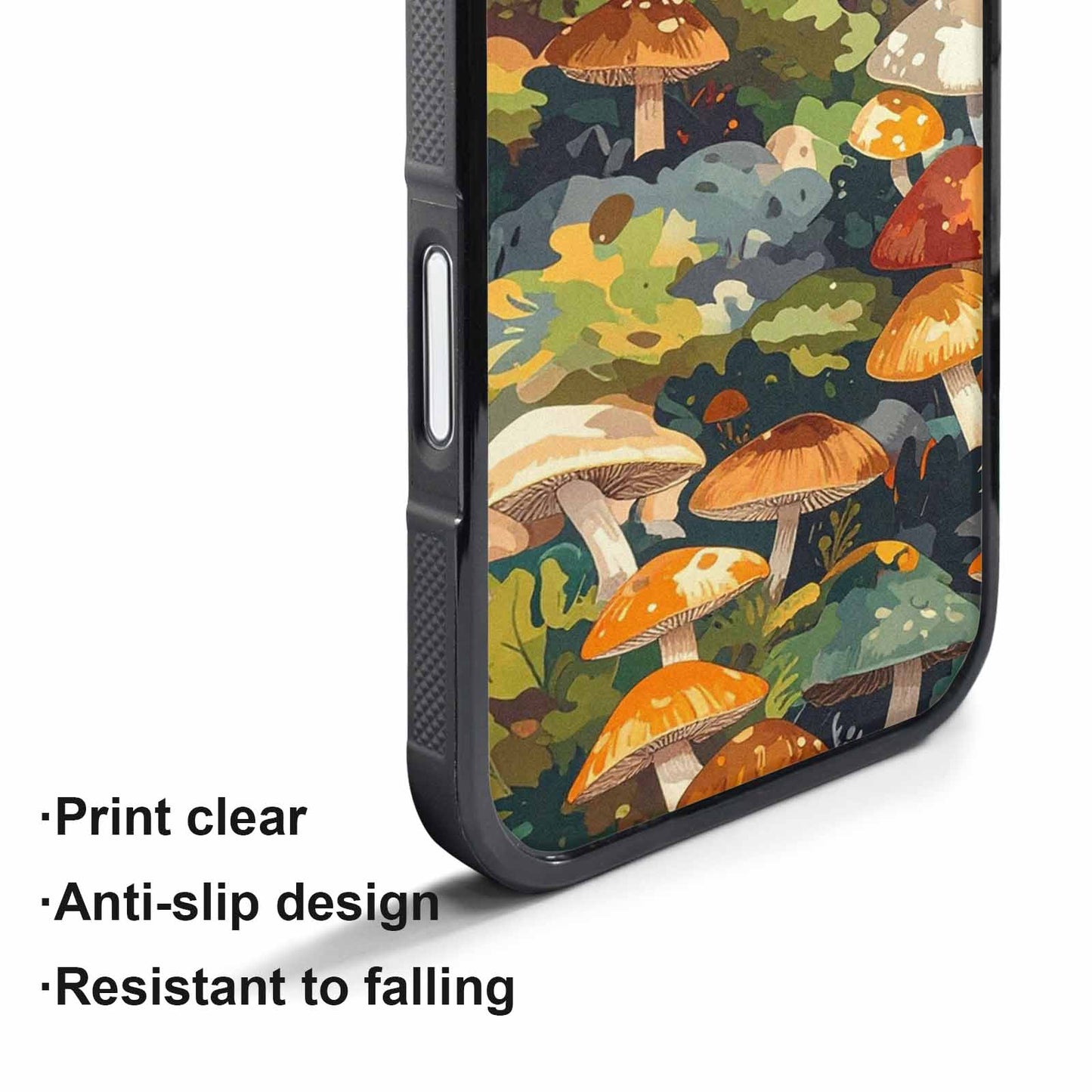 iPhone 17 Pro Max Case — Mushrooms Camomushrooms Patter Kto Camo, Personalized Phone Case