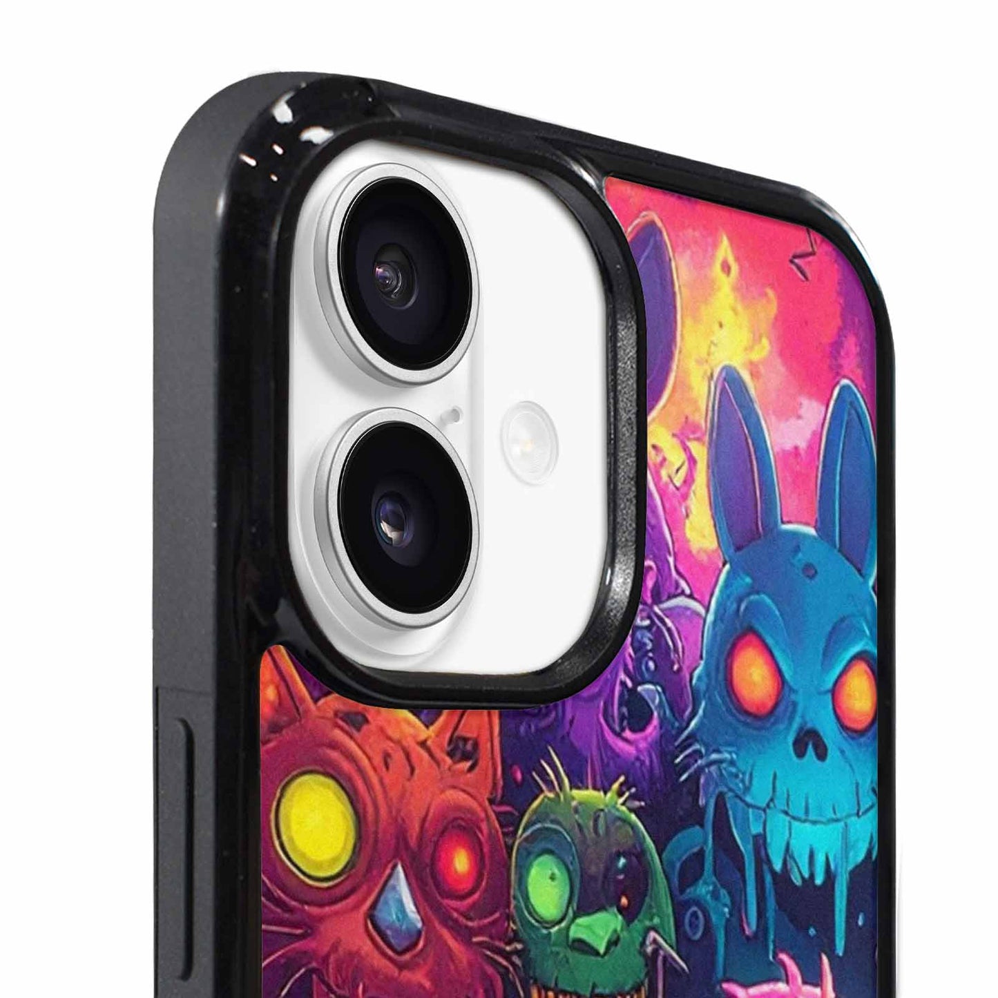 iPhone 17 Case — Mixed Toxic Glow Creature Cartoon Cute, Custom Designed Case Cover