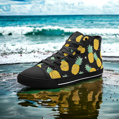 Jellyfish Pink Cream Vibrant Bold Art - Freaky Shoes | Custom Art Sneakers