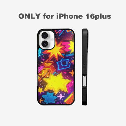 iPhone 16 Plus Case — 80s Retro Motif 80s Retro Motifs, Custom Art Phone Cover