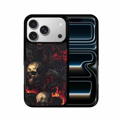iPhone 17 Pro Case — Skull Dark Art Gothic Print Gothic, Custom Made Phone Cover