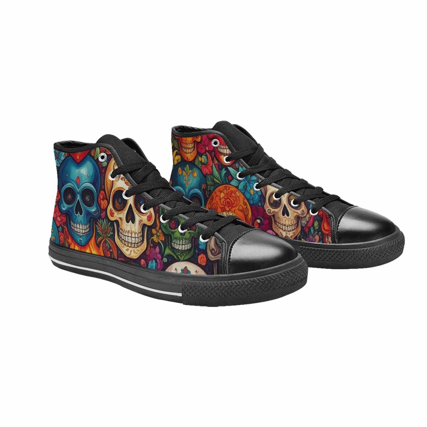 MEN'S Skull High Top Canvas Aesthetic Sneakers