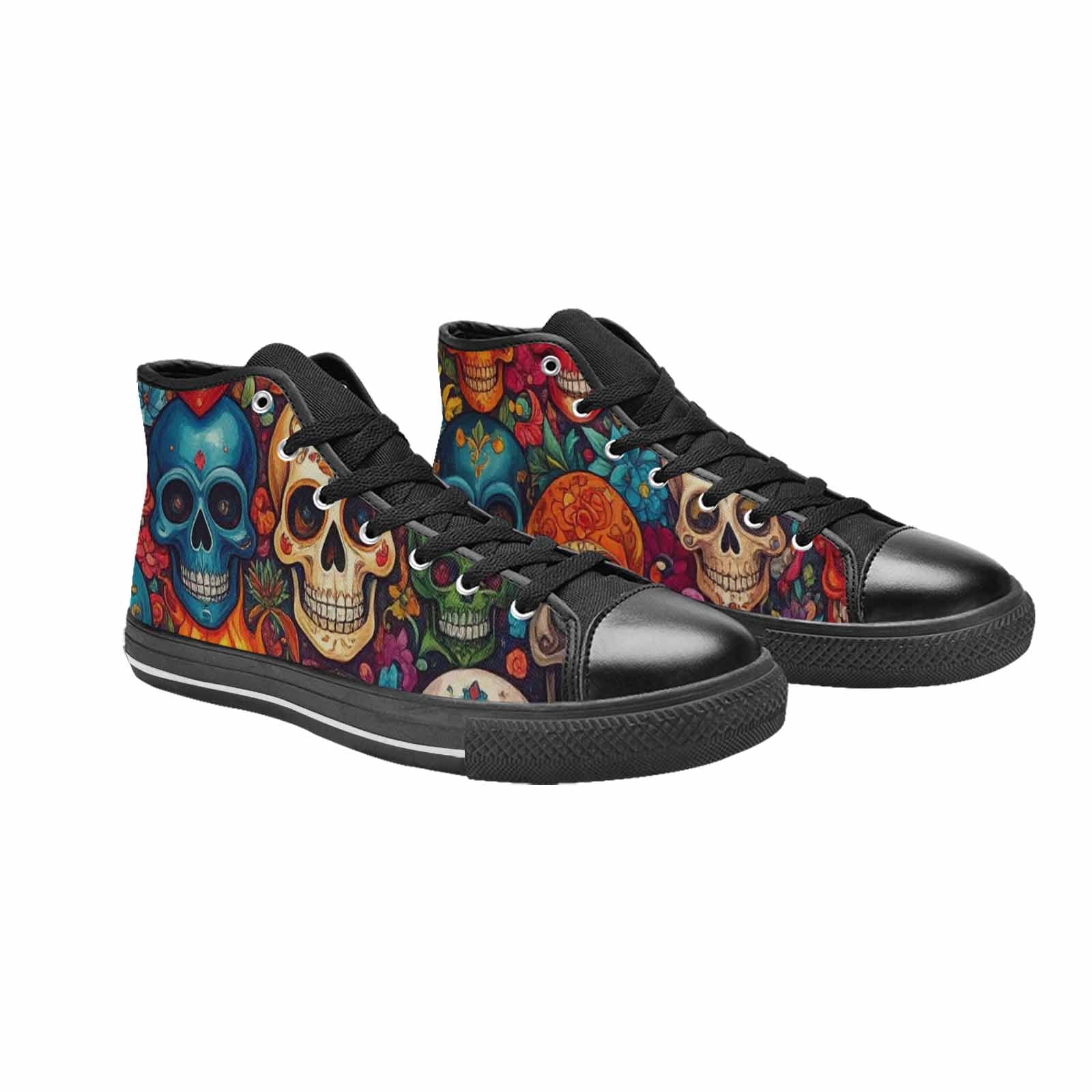 MEN'S Skull High Top Canvas Aesthetic Sneakers