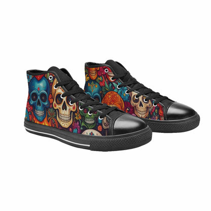 MEN'S Skull High Top Canvas Aesthetic Sneakers