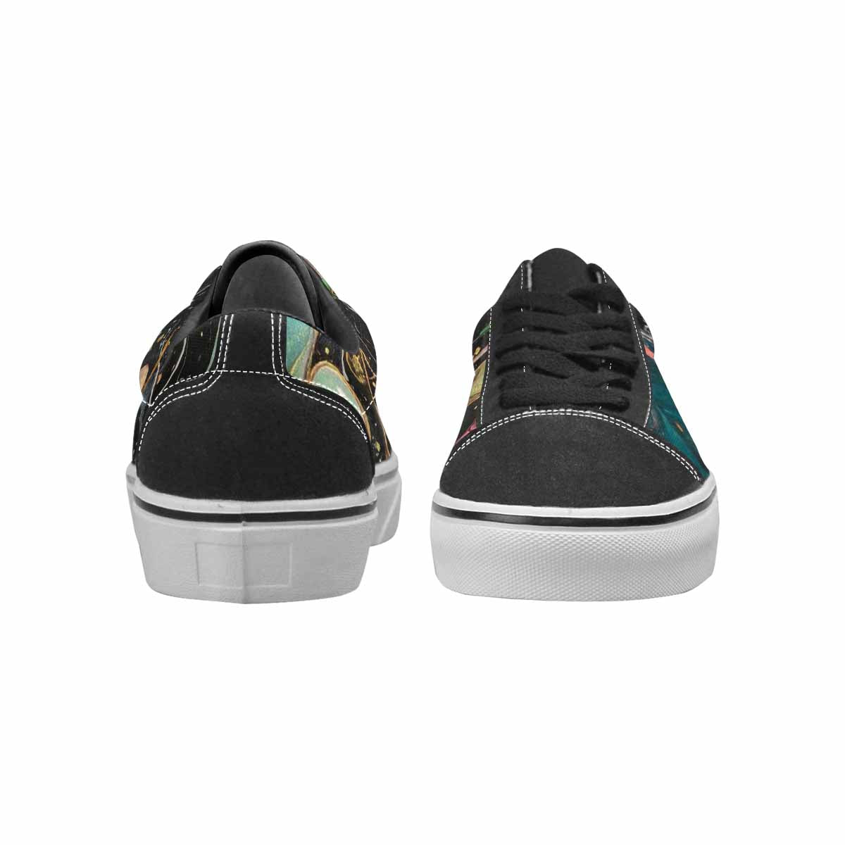 WOMEN'S Aliens  Marble Melting Lace-Up Canvas Vivid Sneakers