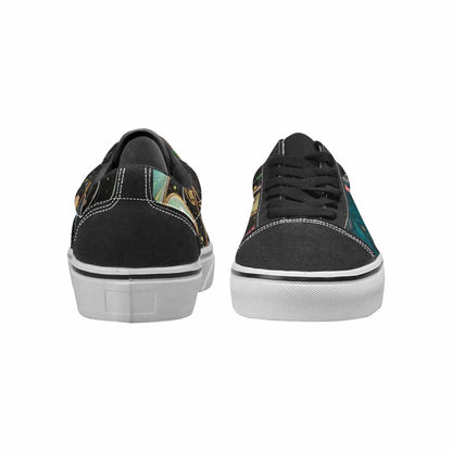 WOMEN'S Aliens  Marble Melting Lace-Up Canvas Vivid Sneakers