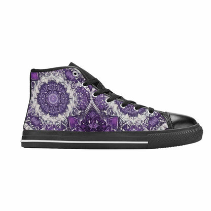 MEN'S Mandala High Top Canvas Grunge Custom Shoes