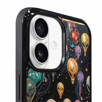 iPhone 17 Case — Aliens Marblealiens Pattern Alien Scifi, Personalized Phone Case