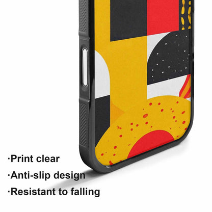 iPhone 17 Case — Memphis Art Pattern Retro Vintage, Custom Designed Case Cover