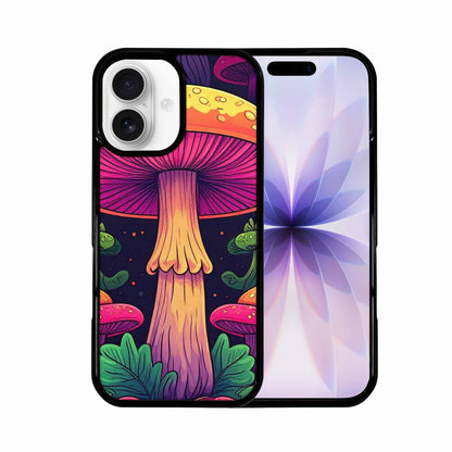 iPhone 17 Case — Psychedelic Mushroom Cartoon Pattern Cartoon Cute, Custom Made Phone Cover