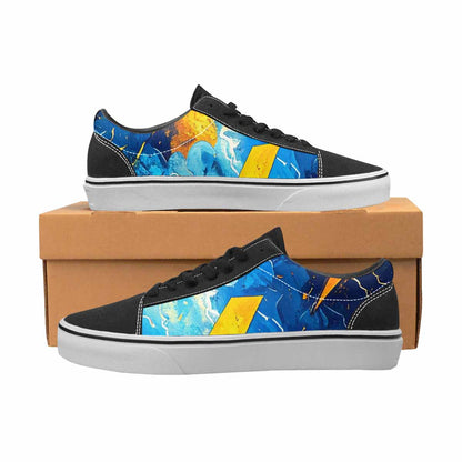 WOMEN'S Lightning Bolt Canvas Lace-Up Aesthetic Shoes