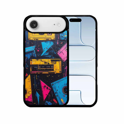 iPhone 17 Air Case — Seamless Tileable Pattern Of Overlapping Retro, Original Design Phone Case