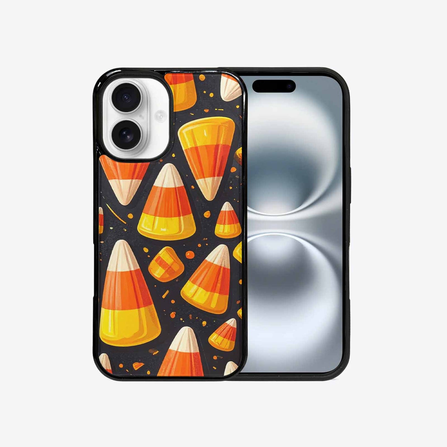 iPhone 16 Case — Halloween Candy Corn, Custom Phone Case
