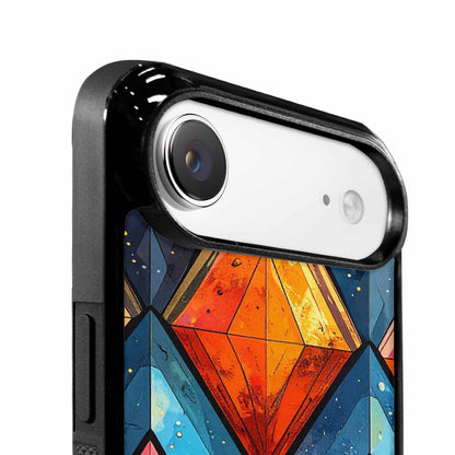 iPhone 17 Air Case — Vintage Summer Diamond Retro Vintage, Custom Print Case Cover