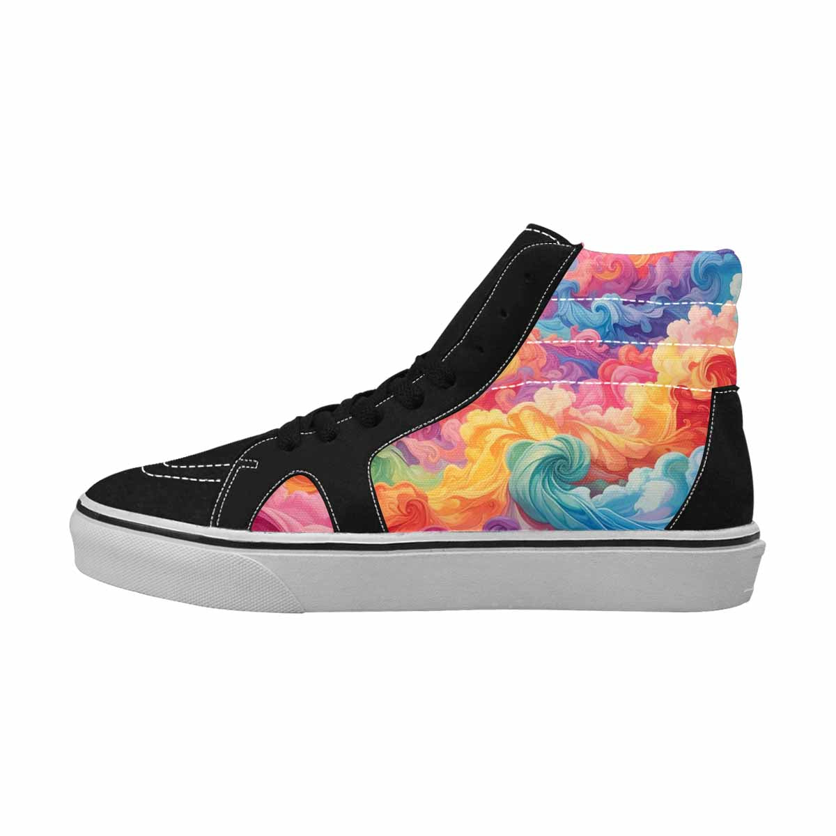 MEN'S Tie High Top Canvas Dark Academia Sneakers