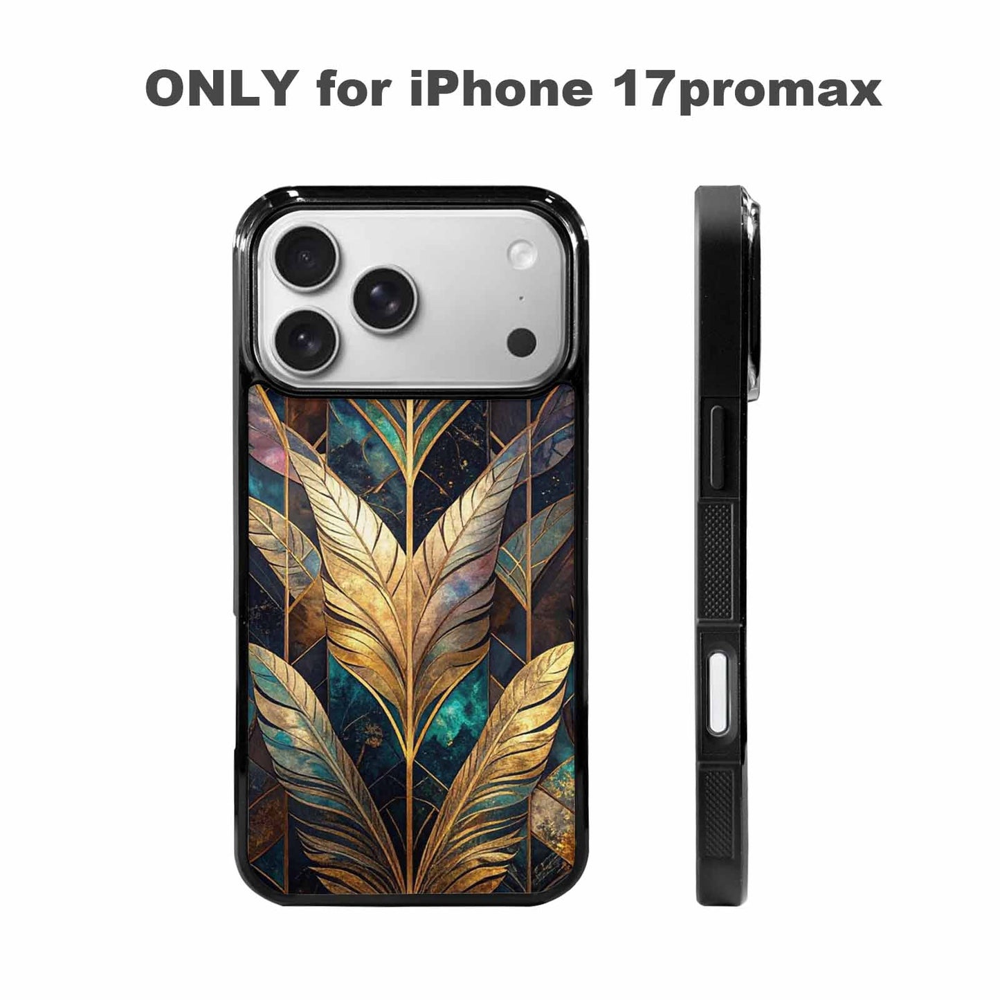 iPhone 17 Pro Max Case — Iridescent Animal Print Animal Print, Custom Art Phone Cover