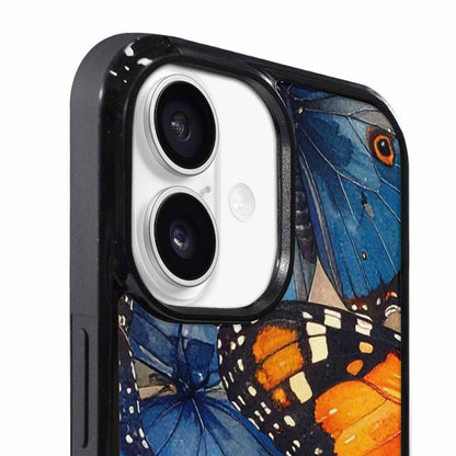 iPhone 17 Case — Small Butterfly Wing Pattern, Original Art, Custom Art Phone Cover