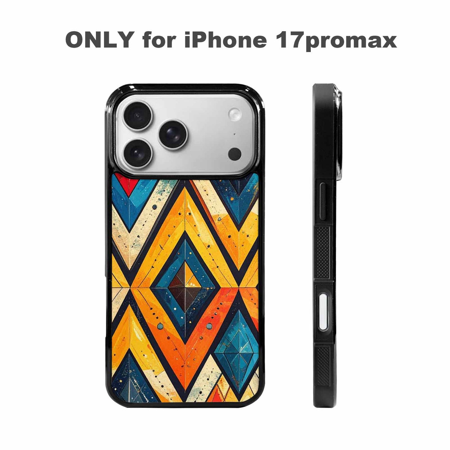 iPhone 17 Pro Max Case — Vintage Summer Diamond Retro Vintage, Original Design Phone Case