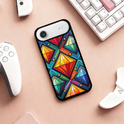 iPhone 17 Air Case — Vintage Summer Diamond Retro Vintage, Unique Phone Case Design