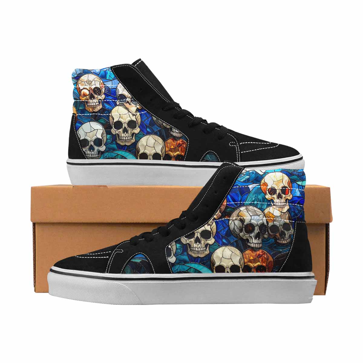 MEN'S Skull Waves Pattern 1 Ferion