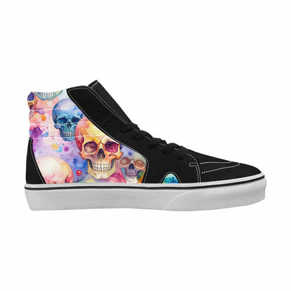 WOMEN'S Kulls - Watercolor High Top Canvas Dark Academia Shoes