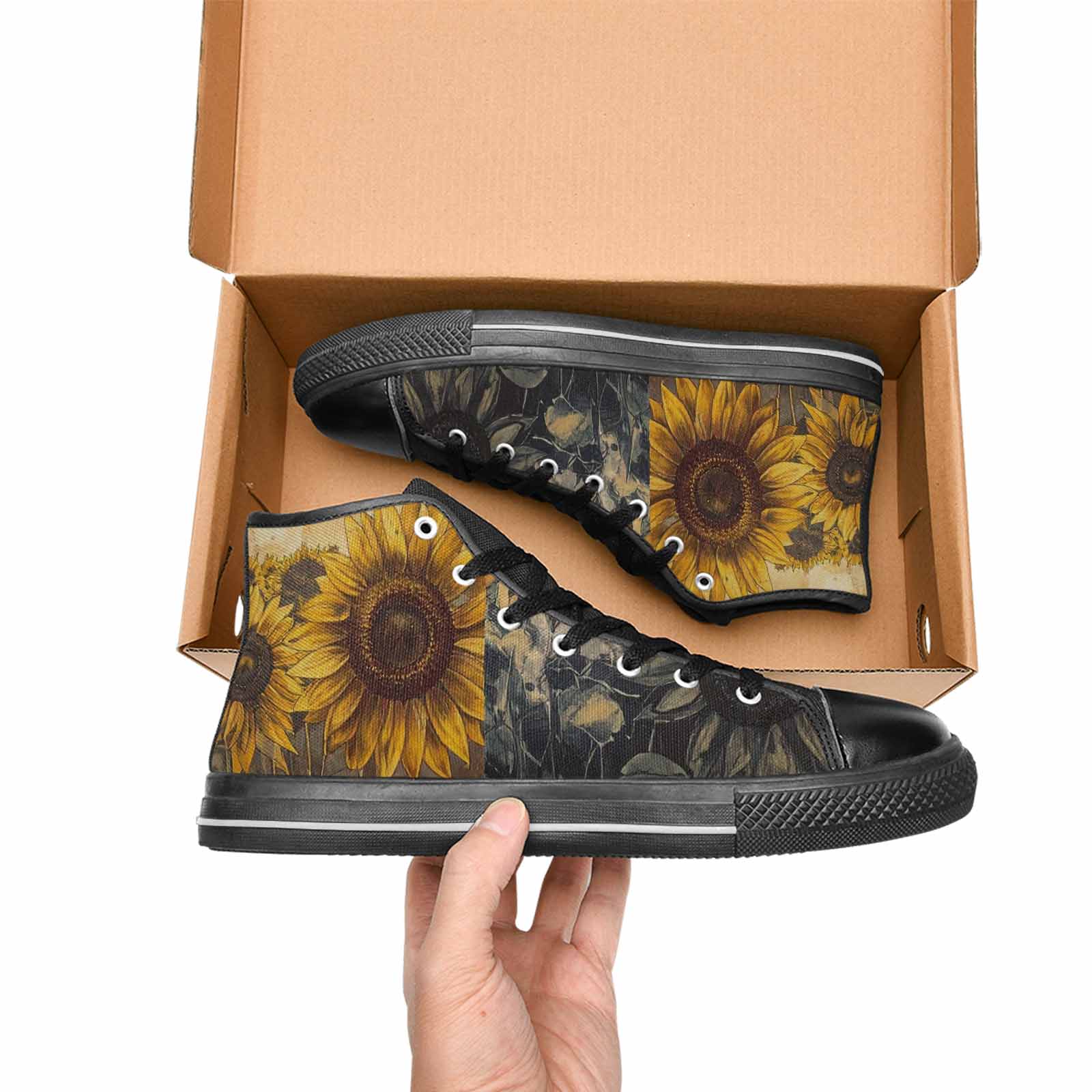 WOMEN'S Blend Melt Them High Top Canvas Cottagecore Shoes