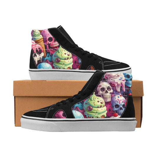 MEN'S Skulls High Top Canvas Boutique Aesthetic Shoes