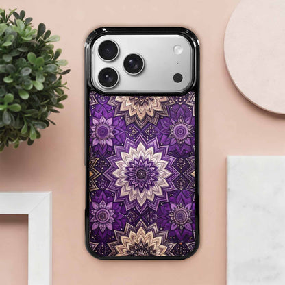 iPhone 17 Pro Max Case — Small Mandala Pattern, Randomly Floral, Custom Phone Case