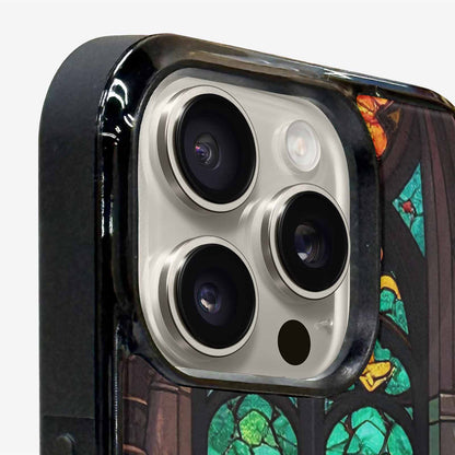 iPhone 16 Pro Case — Stained Glass Cathedral Custom, Custom Made Phone Cover