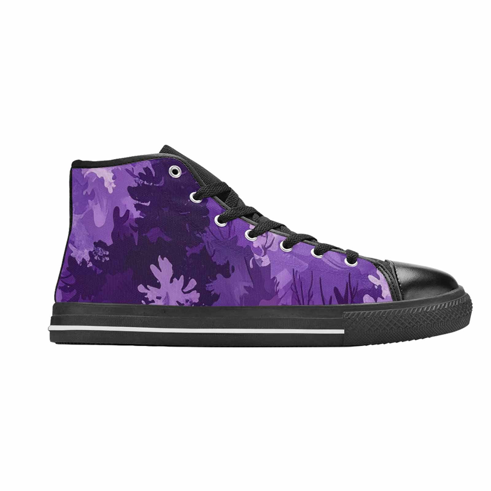MEN'S Military Camouflage Blotch High Top Canvas Aesthetic Custom Sneakers