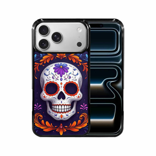 iPhone 17 Pro Max Case — Day Dead Sugar Skull Gothic Skulls, Customized Protective Case
