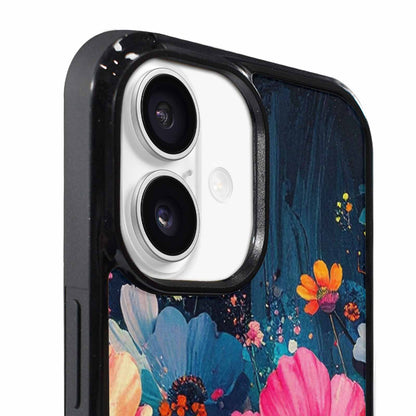 iPhone 17 Case — Shadowy Glitch Floral Pattern Floral, Original Design Phone Case