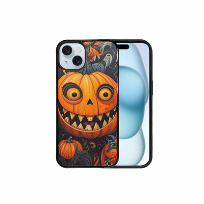 iPhone 15 Plus Case — Cartoon Pumpkin Monster, Customized Protective Case