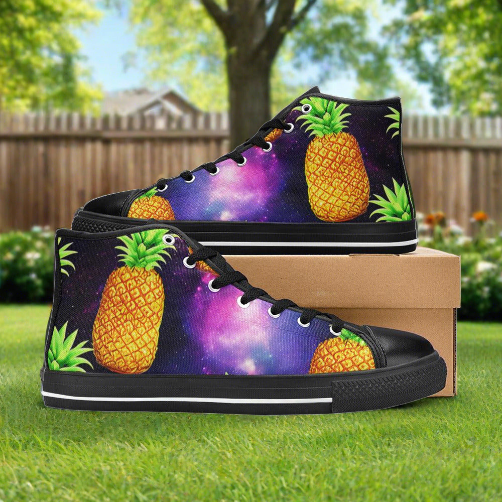 Cherry Blossom Rainbow Unique WOMEN Bold Art - Freaky Shoes | Custom Art Sneakers
