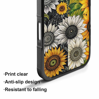 iPhone 17 Case — Small Sunflower Pattern, Randomly Floral, Unique Phone Case Design