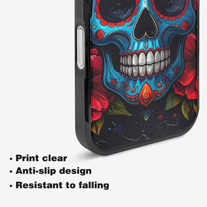 iPhone 16 Case — Graffiti Skull Art Seamless Pattern Vibrant, Custom Made Phone Cover