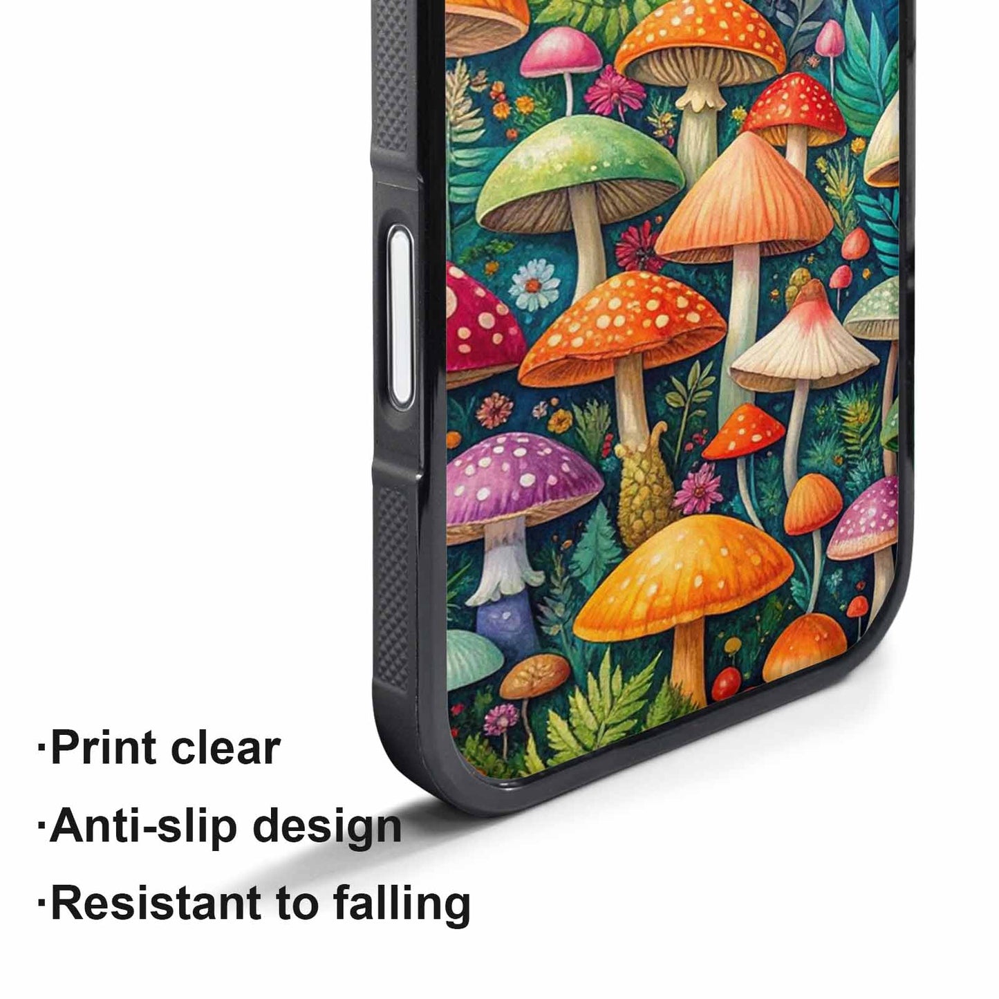 iPhone 17 Pro Case — Mushrooms Botanicalmushrooms P Hdb Floral, Unique Phone Case Design