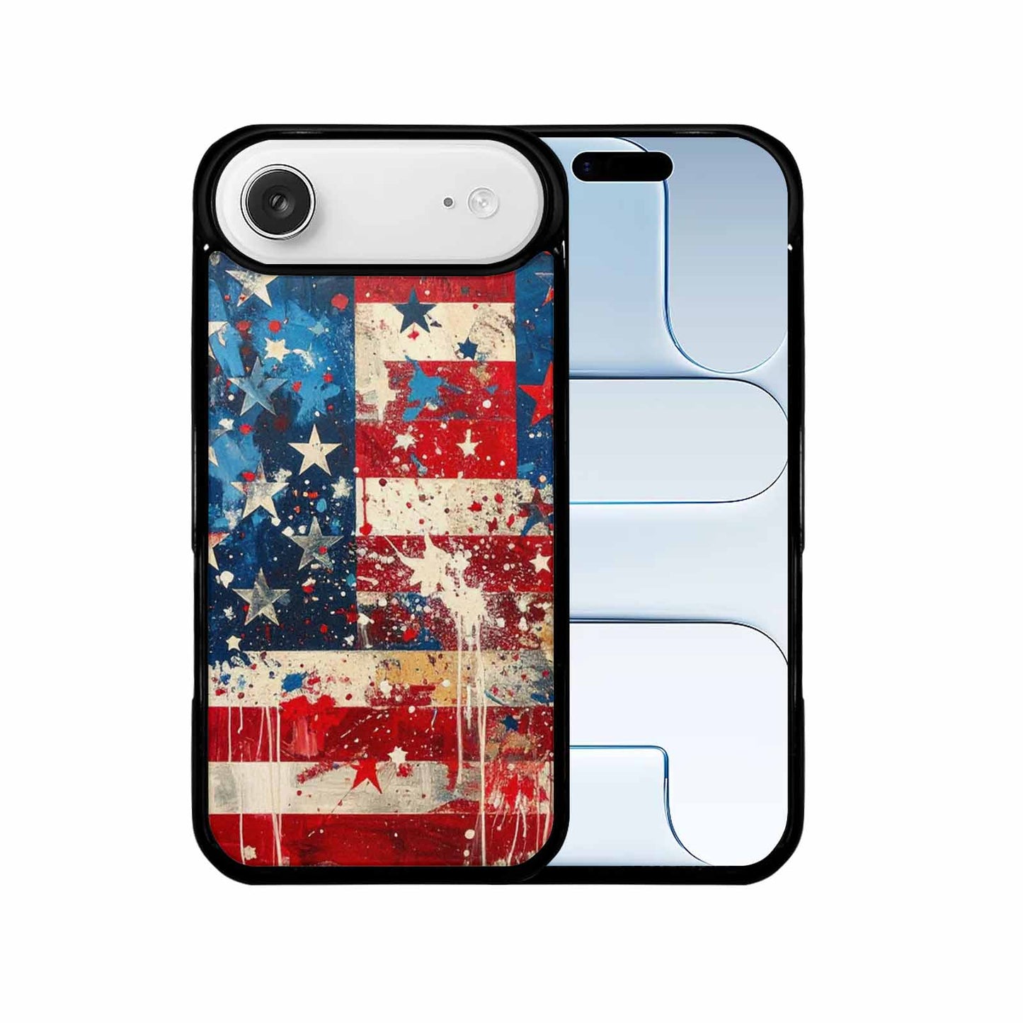 iPhone 17 Air Case — Patriotic Stars And Stripes American Galaxy, Unique Phone Case Design