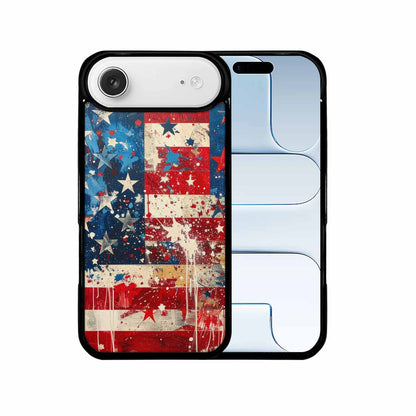 iPhone 17 Air Case — Patriotic Stars And Stripes American Galaxy, Unique Phone Case Design